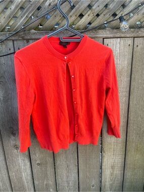 J. Crew Crewneck Button Cardigan Sweater